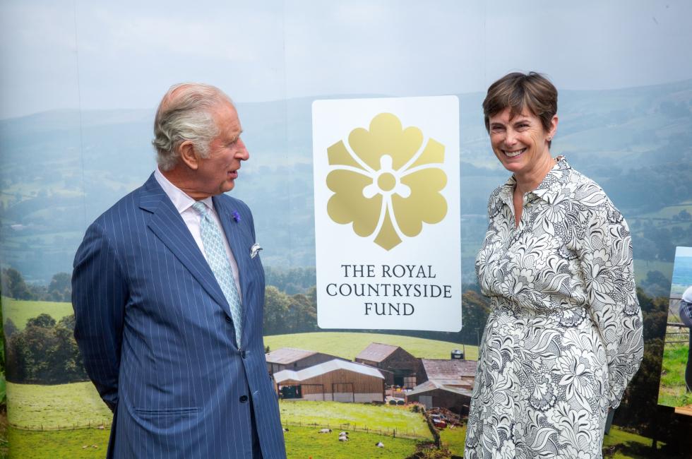 King Charles and Heather Hancock - Chair of The Royal Countryside Fund